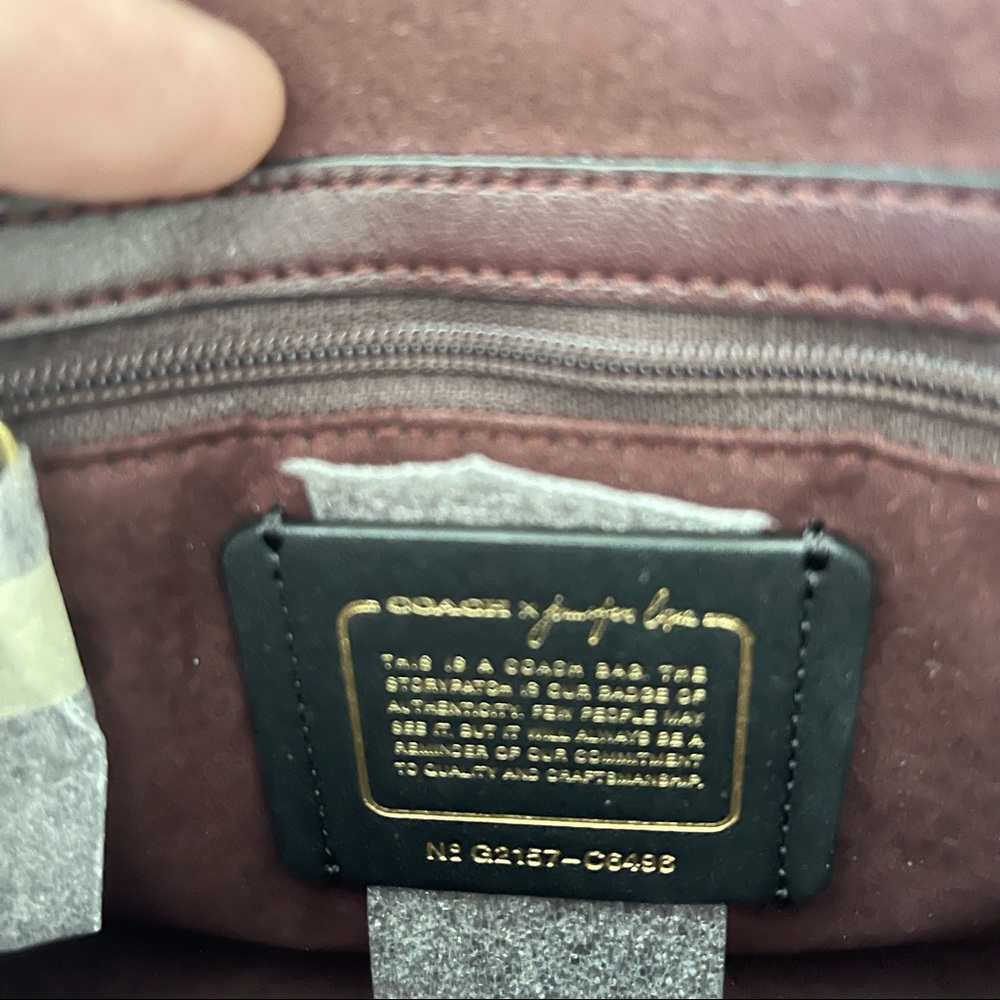 COACH Jennifer Lopez Collaboration Crossbody Bag With Linear Quilting - Picture 8 of 10